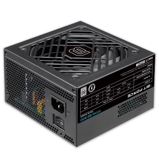 Napajanje 600W, BIT FORCE Titan BS-600, 120mm vent., 80+ Titanium, modularno