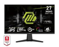 Gaming monitor 27" MSI MAG 275QF, WQHD, IPS, 180Hz, 1ms, 300cd/m2, crni