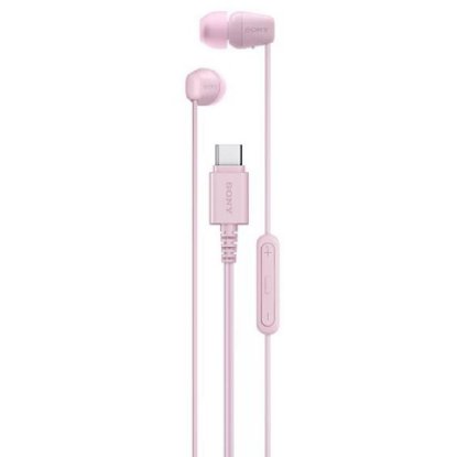 Slušalice SONY IER-EX15C, in-ear, USB-C, roze