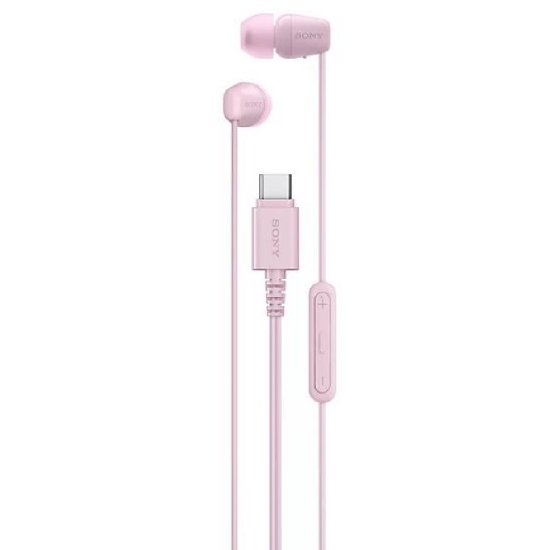 Slušalice SONY IER-EX15C, in-ear, USB-C, roze