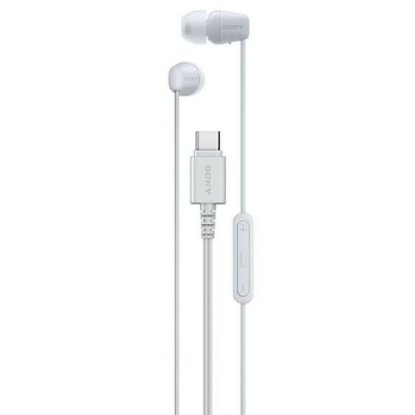 Slušalice SONY IER-EX15C, in-ear, USB-C, bijele