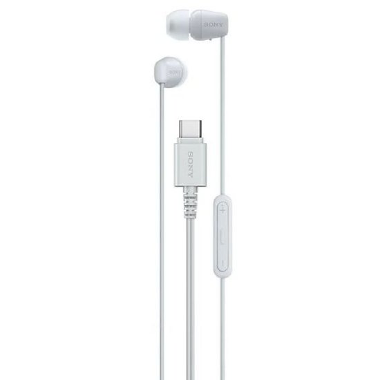 Slušalice SONY IER-EX15C, in-ear, USB-C, bijele