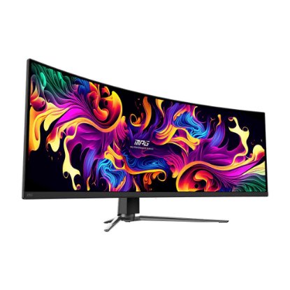 Gaming monitor 49" MSI MPG 491CQP QD-OLED, 5K DQHD, OLED, 144Hz, 1ms, 250cd/m2, zakrivljeni, crni