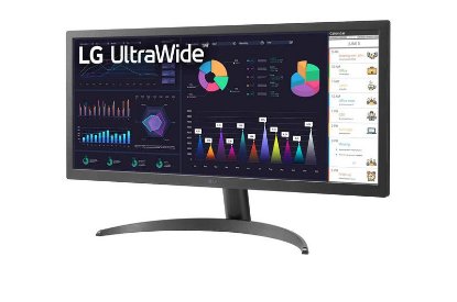 Monitor 26" LG UltraWide 26WQ500-B, WFHD, IPS, 75Hz, 5ms, 250cd/m2, FreeSync, crni