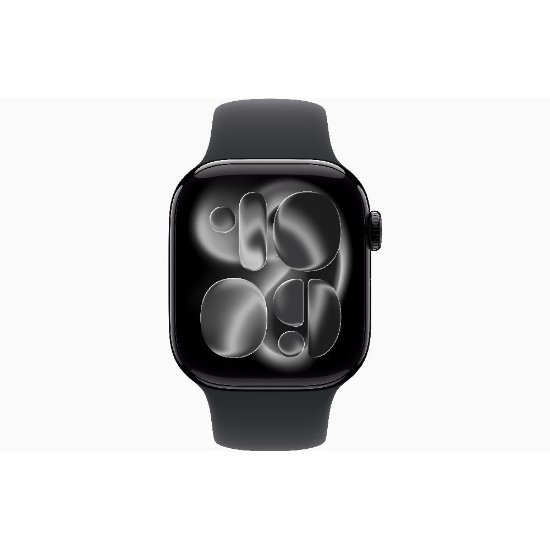 Pametni sat APPLE Watch S11 GPS, 42mm Silver Alu Case with Black Sport Band - M/L
