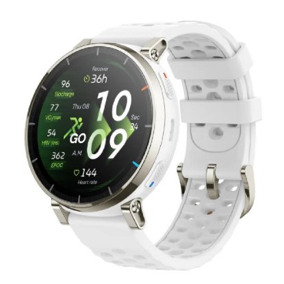 Pametni sat AMAZFIT Active 3 Premium, 1.32" Amoled, pametne obavijesti, bijeli