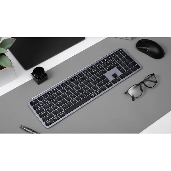 Tipkovnica KEYCHRON B6 Pro, bežična, BT, siva