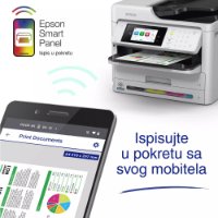 Multifunkcijski printer EPSON WorkForce Pro WF-C5890DWF, print/scan/copy/fax, 4800 dpi, USB, G-LAN, WiFi
