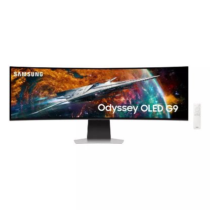 Monitor 49" SAMSUNG G9 LS49CG950SUXDU, 5120x1440, OLED, 240Hz, 1ms, 250cd/m2, G-Sync, FreeSync, zakrivljeni, zvučnici, srebrni