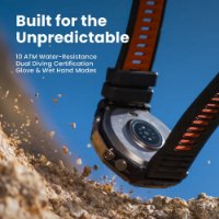 Pametni sat AMAZFIT T-Rex Ultra 2, 1.5" Amoled, pametne obavijesti, crni
