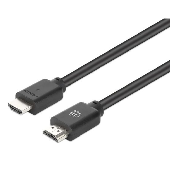 Kabel MANHATTAN HDMI-A (M) na HDMI-A (M), 4K@60Hz, High Speed s Ethernet, 1m