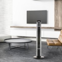 Ventilator DOMO DO8127, stupni, 45 W, 107 cm, daljinski, crno-srebrni