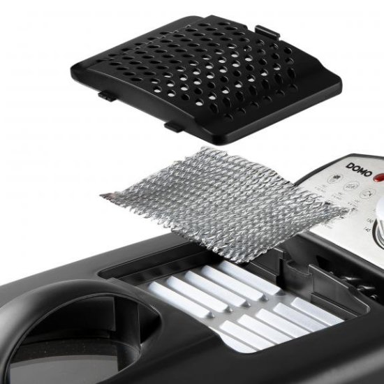 Friteza DOMO DO1014FR, 3200 W, 4,5 l, crna