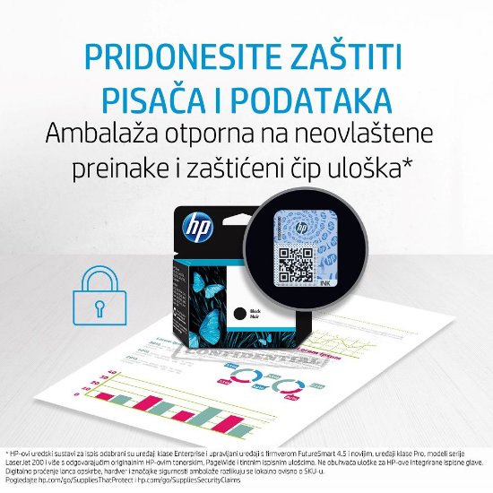 Tinta za HP br. 712, 3ED71A, 80 ml, crna