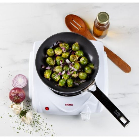 Električno kuhalo DOMO DO309KP, jednostruko, 1500 W, bijelo