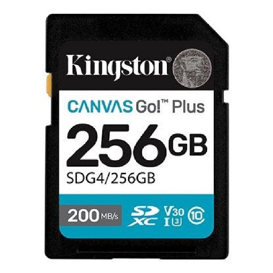 Memorijska kartica KINGSTON Canvas Go Plus SDG4/256GB, SDXC 256GB, Class 10 UHS-I