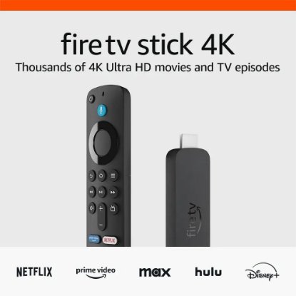 Media Player AMAZON Fire TV Stick 4K 2024, 4K, Dolby Atmos, Alexa, HDMI, Wi-Fi