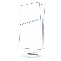 Stalak TRUST GXT 229, za PS5, vertikalni, LED, bijeli