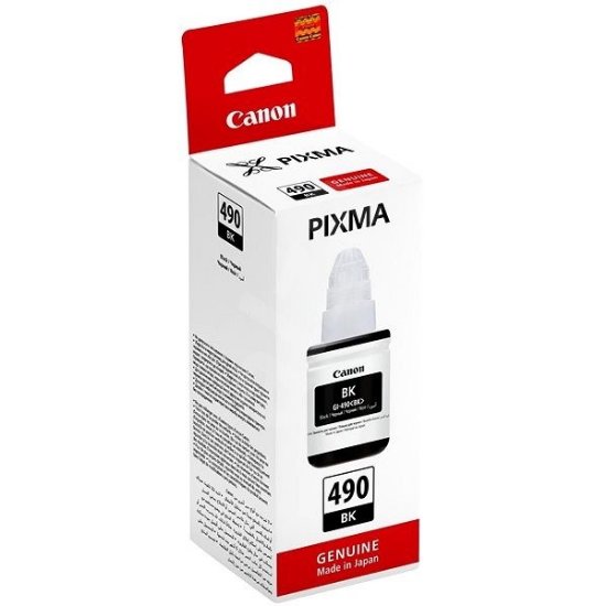 Tinta CANON GI-490BK, za Pixma G1400/2400/3400, crna