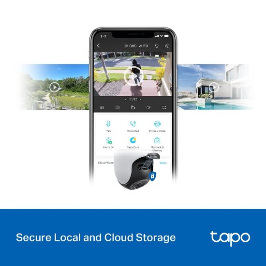 Mrežna nadzorna kamera TP-LINK Tapo C520WS, 2K, vanjska, WiFi, senzor pokreta, noćno snimanje