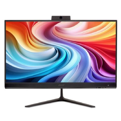Računalo AiO ACER Aspire C24 DQ.BPGEX.002 / 24" FHD IPS, Intel N150, 16GB, 512GB SSD, Intel Graphics, WiFi, tipkovnica, miš, bez OS, crno