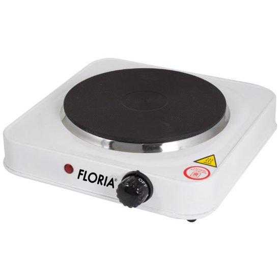 Električno kuhalo FLORIA ZLN2805 WH, 1000W, jednostruko, bijelo
