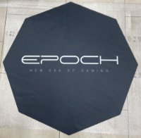 RABLJENI - Podloga za stolice EPOCH Aether, crna