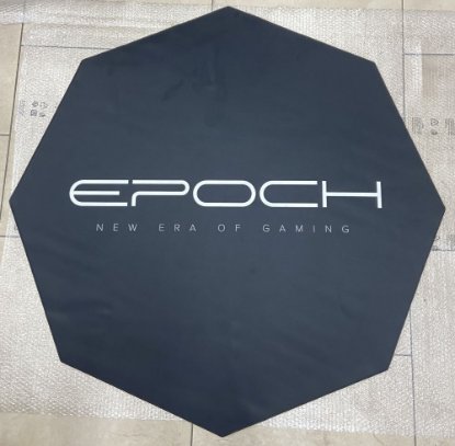 RABLJENI - Podloga za stolice EPOCH Aether, crna