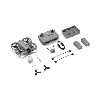 Dron DJI Neo 2 Fly More Combo, 4K kamera, 2-axis gimbal, vrijeme leta do 19 min, sivi