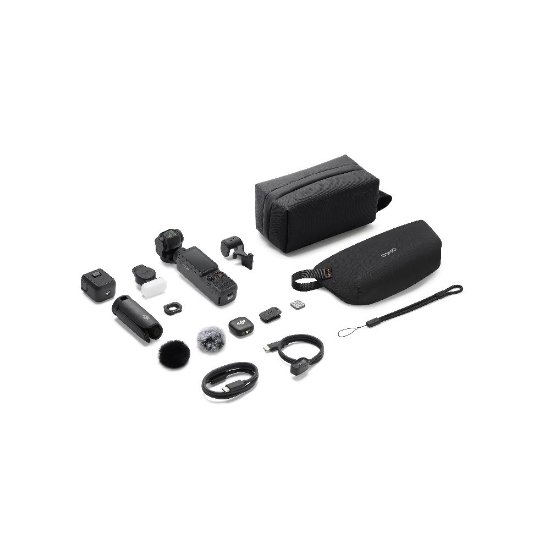 Gimbal stabilizator/kamera DJI Osmo Pocket 4 Creator Combo, 4k 240FPS, 3 axis stabilizator, crni