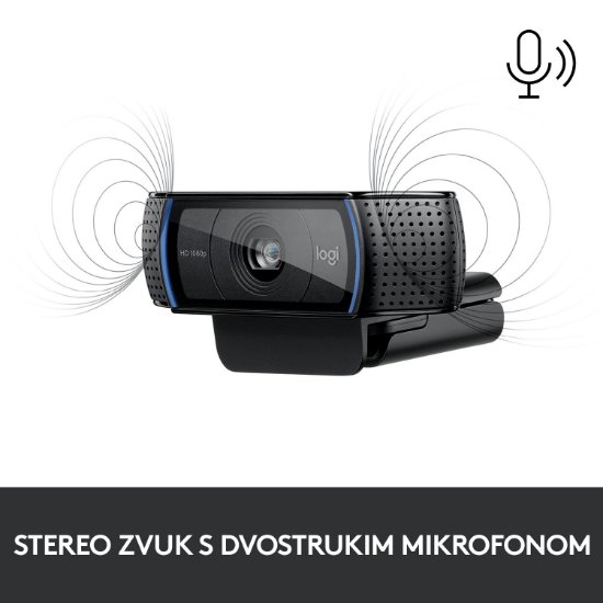 Web kamera LOGITECH HD WebCam C920S Pro