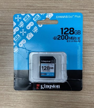 OPEN BOX - Memorijska kartica KINGSTON Canvas Go Plus SDG4/128GB, SDXC 128GB, Class 10 UHS-I