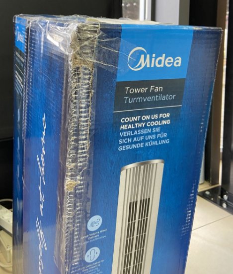 OPEN BOX - Ventilator MIDEA Aroma Tower Fan MFZ402R0BPW, stupni, bijeli
