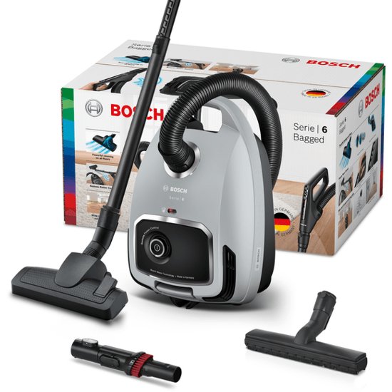 Usisavač BOSCH Serie 6 BGB6X330, 600W, s vrećicom, sivi