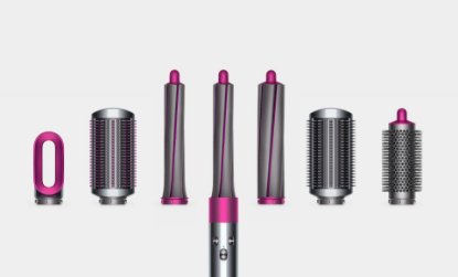 IZLOŽBENI - Uvijač za kosu DYSON Airwrap Complete Long Iron/Fuchsia