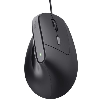 Miš TRUST Bayo II Ergonomic, optički, 2400dpi, crni