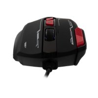 Miš BARACUDA BGM-041 Manta, RGB, optički, 12800dpi, crni