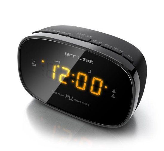 Radio budilica MUSE M-150 CR, 20Fm stanica, dvostruki alarm