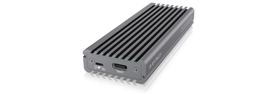 Eksterno kućište ICY BOX IB-1817M-C31, M.2 NVMe SSD, USB-C 3.1, Aluminijsko kućište, sivo