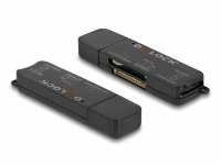 Čitač memorijskih kartica DELOCK za SD/MicroSD/MS, USB-A