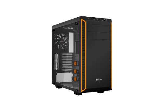 Kućište BE QUIET Pure Base 600, ATX, prozor, crno-narančasto, bez napajanja