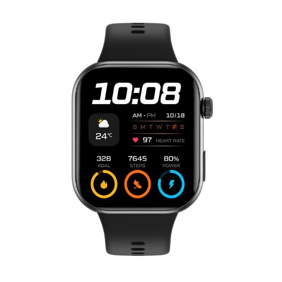 Pametni sat HONOR Choice Watch 2i, pametne obavijesti, vodootporan, BT, crni