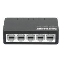 Switch INTELLINET 561723, 10/100 Mbps, 5-port, plastično kućište, kabel Cat5e 0,5m