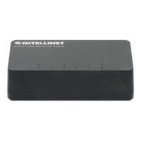 Switch INTELLINET 561723, 10/100 Mbps, 5-port, plastično kućište, kabel Cat5e 0,5m