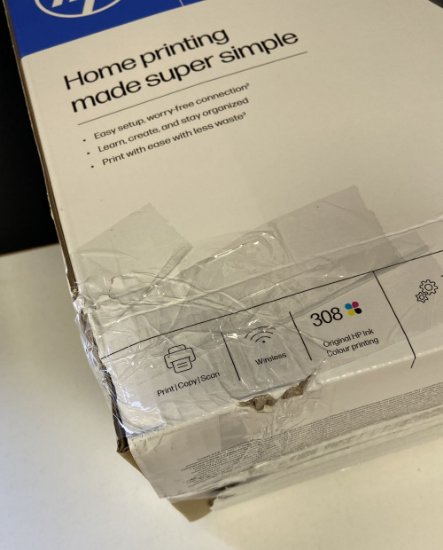 OPEN BOX - Multifunkcijski printer HP DeskJet 2910 AiO 89F98B, printer/scanner/copy, 1200 dpi, WiFi, USB, Instant Ink, crni