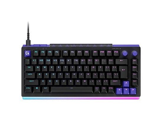 Tipkovnica LOGITECH Gaming G512 X 75, tactile switch, RGB, mehanička, US Layout, USB, crna
