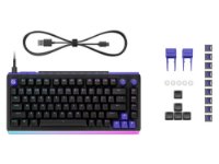 Tipkovnica LOGITECH Gaming G512 X 75, linear switch, RGB, mehanička, US Layout, USB, crna