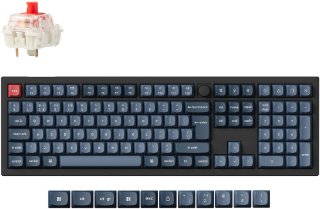 Tipkovnica KEYCHRON V6 Max, mehanički prekidači, BT, USB, QWERTY UK, crna