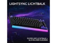 Tipkovnica LOGITECH Gaming G512 X 75, tactile switch, RGB, mehanička, US Layout, USB, crna