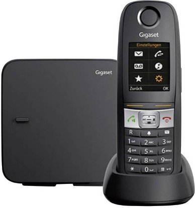 Telefon GIGASET E630, bežični, crni